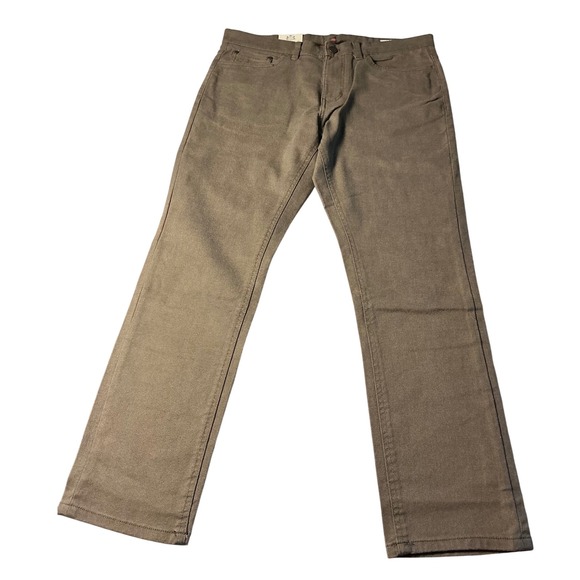 English Laundry Mens Slimmer Straight Leg Pants 32x30 Taupe Casual Stretch - Picture 1 of 7